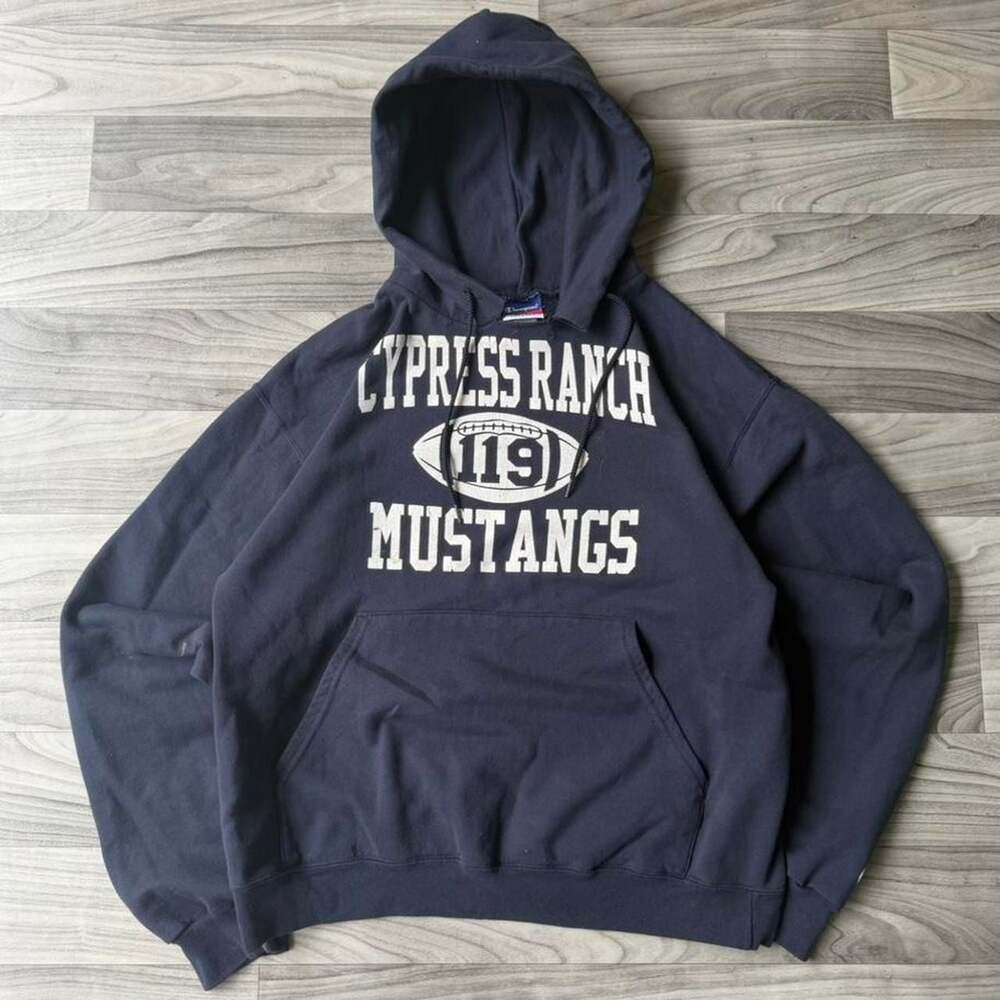Vintage Champion Cypress Ranch Mustangs Hoodie